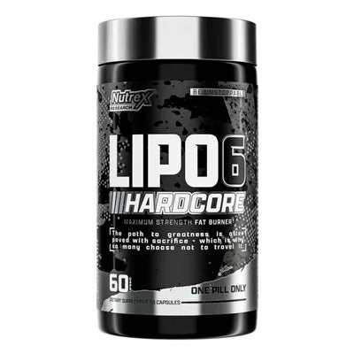 Nutrex Lipo 6 Hardcore | Quemador de Grasa | Termogénico